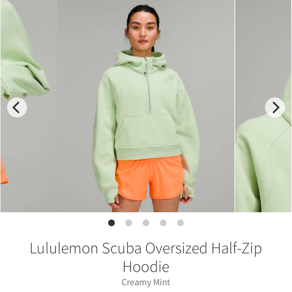GUC Lululemon scuba oversized Half-Zip Hoodie
